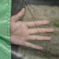 Outsunny Pop-Up Tent, Foldable Screen Tent with Carry Bag, Zippered Door and Ground Stakes, Fits 3-4 People, Green(m-9)