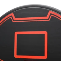 Soozier Portable Basketball Hoop, 5-7FT Adjustable Basketball System with 29" Shatterproof Backboard for Backyard Driveway Indoor Outdoor(m-9)