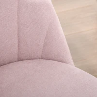 HOMCOM living room modern mid century accent fabric restaurant Lounge elegant side seat comfortable indoor furniture padded kitchen(m-10)