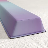 Soozier 7ft Folding Balance Beam, Gymnastics Equipment with Anti-Slip Bottom for Kids Home Training, Multicolour(m-9)