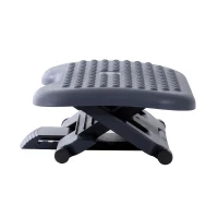 HOMCOM Ergonomic Footrest Adjustable Height and Angle, Home Office Foot Rest Stool with Non-Skid Massage Surface Texture Improves Comfort(m-11)
