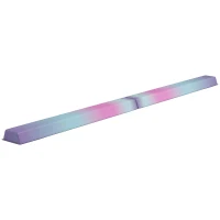 Soozier 7ft Folding Balance Beam, Gymnastics Equipment with Anti-Slip Bottom for Kids Home Training, Multicolour(m-2)