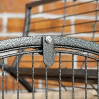 PawHut 66" Bird Cage Parrot Cage for Conures, Cockatiels, Parrotlet with Play Top, Rolling Stand, Pull Out Tray, Storage Shelf(m-9)