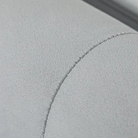 HOMCOM Full Bed Frame with Headboard, Double Bed Frame with 2 Drawers, No Box Spring Needed, Easy Assembly, Light Grey(m-10)