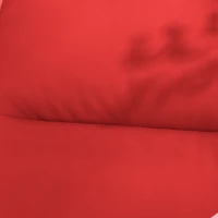 Outsunny Patio Chair Cushion for Adirondack Chairs Replacement Cushion with Back and Ties, Wine Red(m-9)