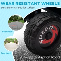 Aosom 6V Electric Toy Car with Forward Backward & Wear-Resistant Wheels for Ages 18-36 Months, Blue(m-6)
