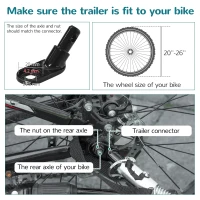 Aosom Child Bike Trailer 3 In1 Foldable Jogger 2-Seater Pushcar Transport Buggy Carrier with Shock Absorber System Rubber Tires Adjustable Handlebar Kid Bicycle Trailer Blue(m-10)