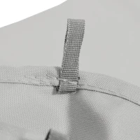 Outsunny Gazebo Replacement Sidewalls 4-Panel Privacy Wall for 10' x 12' Canopy, Outdoor Shelter Curtains Accessories Light Grey(m-10)