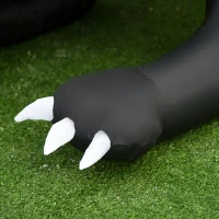 HOMCOM 4Ft Tall Halloween Inflatable Black Cat Airblown Outdoor Yard Decoration Holiday Garden Decor(m-10)