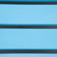 Outsunny Folding Adirondack Chair with Ottoman, Outdoor Wooden Lounger for Patio, Porch, Poolside, Garden, Blue(m-10)