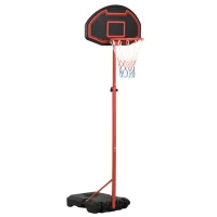Soozier Portable Basketball Hoop, 5-7FT Adjustable Basketball System with 29" Shatterproof Backboard for Backyard Driveway Indoor Outdoor(m-2)