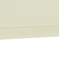 Outsunny 10' x 8' Retractable Awning Fabric Replacement Outdoor Sunshade Canopy Awning Cover, UV Protection, Cream White(m-7)