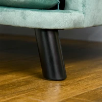 PawHut Dog Sofa with Removable Cushion Wood Legs for Medium and Large Dogs, Green(m-10)