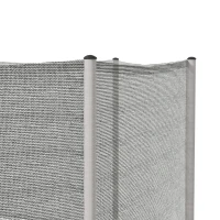 Soozier 14FT Enclosure Trampolining Bounce Safety Accessories Trampoline Net with 8 Poles, Grey(m-9)