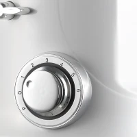 HOMCOM Stand Mixer with 6+1P Speed, 600W Tilt Head Kitchen Electric Mixer with 6 Qt Stainless Steel Mixing Bowl, Beater, Dough Hook and Splash Guard for Baking Bread, Cakes, and Cookies, Silver(m-9)