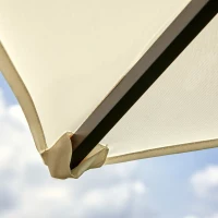 Outsunny 10' x 10' Patio Gazebo, Outdoor Gazebo Modern Canopy Shelter with Vents Roof and Steel Decorative Columns, for Garden, Lawn, Backyard and Deck(m-7)