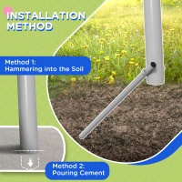 Outsunny Swing Set for Kids, Heavy Duty A-Frame Metal Swing Frame with Glider, Swing Seat, Ground Stakes for Backyard, Green(m-6)