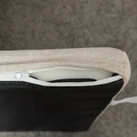 PawHut Elevated Dog Bed with Dog Bowls, Raised Furniture Style Pet Sofa for Cat with Soft Cushion, Washable Cover, for Small and Medium Sized Dog(m-9)