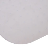 HOMCOM 35x47Inch Floor Lipped Office Chair Mat Protective Carpets Floor Cover for Low Pile Carpet Frosted(m-6)