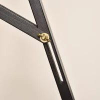 HOMCOM 55" Pine Wood Painting Easel Stand, Adjustable Folding Art Easel, Tilts up to 75° for Adults, Begginners and Students, Black(m-7)