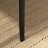 Outsunny 10' x 13' Gazebo Replacement Canopy Cover, Gazebo Roof Replacement (TOP COVER ONLY), Wine Red(m-10)