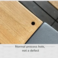 Outsunny 4 Piece Patio Furniture Set Aluminum Conversation Set Outdoor Garden Sofa Set w/ 2 Armchairs, Loveseat Sofa, Center Coffee Table, Cushions for Garden, Patio, Dark Gray(m-7)