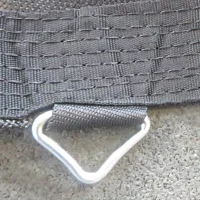 Soozier Trampoline Replacement Mat, Fits 14' Trampoline w/ 80 V-Hooks & 5.5" Springs (Spring & Frame not Included), Black(m-9)