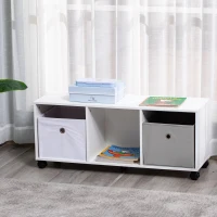 HOMCOM Kids Shelf /w Cubes, Cubby Storage for Kids(m-10)