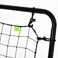 Soozier 4 x 5.7ft Volleyball Rebounder Net with Strike Zone, Baseball Lacrosse Training Net for Pitching and Fielding(m-9)