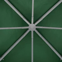 Outsunny 10' x 10' Canopy Replacement 2-Tier Gazebo Canopy Top Cover, Green(m-9)