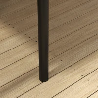 Outsunny 10' x 13' Gazebo Replacement Canopy Cover, Gazebo Roof Replacement (TOP COVER ONLY), Khaki(m-10)