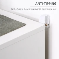 HOMCOM Sideboard Buffet Cabinet, Kitchen Cabinet, Coffee Bar Cabinet with Adjustable Shelf, Free Standing 2-Door Kitchen Cupboard for Living Room, Hallway, Gray(m-7)