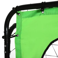Soozier 8 x 3ft Soccer Goal Target Goal 2 in 1 Design Indoor Outdoor Backyard with All Weather Polyester Net Best Gift(m-8)