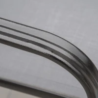 Outsunny Set of 4 Outdoor Dining Chairs, Heavy Duty Stackable Patio Dining Set with Armrests for Balcony Garden, Dark Grey(m-9)