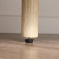 HOMCOM Modern TV Stand for TVs up to 50", TV Cabinet with Storage Shelves for Living Room, Natural(m-10)