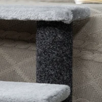 PawHut Cat Tree, Cat Tower Cat Stair Steps with Scratching Post, Hanging Play Ball for High Bed, Sofa, Indoor / Outdoor(m-8)