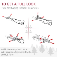 HOMCOM 5ft Artificial Christmas Tree, Snow Flocked Branches, Metal Base, Pencil Xmas Tree(m-7)