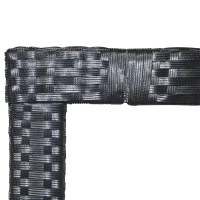 Outsunny 9 Pieces Outdoor Dining Set for 8, Wicker Rattan Patio Furniture Set, Patio Table and Chairs Set with Cushions, Acacia Wood Table Top, Conversation Set for Garden Backyard Deck, Cream White(m-9)