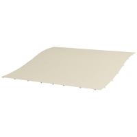 Pergola Canopy Replacement, Pergola Shade Cover for 10' x 10' Pergola (Outsunny 84C-038 Series), Beige