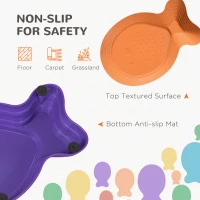 Outsunny 11pcs Balance Stepping Stones for Kids, Fish Style Non-slip Obstacle Course, Larger Size Stackable Balance Blocks Indoor Outdoor(m-5)