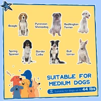 PawHut Cabin-Style Wooden Dog House for Large Dogs with Openable Roof & Giant Window, Yellow(m-4)