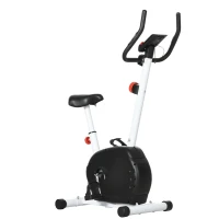 Soozier Quiet Exercise Bike Stationary Bike with 8-Level Magnetic Resistance, Heart-Rate Sensor(m-2)
