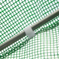 Outsunny Walk-in Tunnel Greenhouse Replacement Cover w/ Zipper Door, 11.5' x 10', Green(m-9)