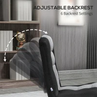 HOMCOM Folding Floor Chair for Adults Teens, 360 Degree Swivel Gaming Chair, 6 Positions Adjustable Lazy Sofa, Black(m-4)