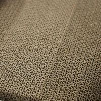 PawHut Wooden Cat Washroom Pet Litter Box Enclosure Kitten House Nightstand End Table with Scratcher Magnetic Doors Grey(m-10)