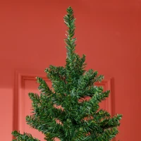 HOMCOM 6.9ft Artificial Christmas Tree w/ Metal Stand Spruce Branch Tips Green(m-9)