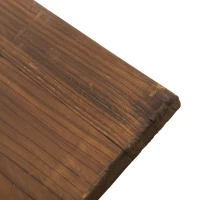 Outsunny Outdoor Garden Coffee Table Patio Display Desk Natural Fir Wood Water-Resistant(m-10)