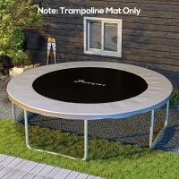 Soozier Trampoline Mat Replacement with Spring Pull Tool and 42 V-Hooks, Fits 8ft Trampoline, Using 5.5" Springs(m-8)