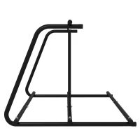 DURHAND All-Steel Bike Rack, 61" Bike Stand, 6-Bike Capacity, Dual-Side, for Garages Streets Yards Schools(m-7)