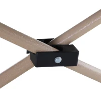 Outsunny Folding Camping Cot for Adults with Carry Bag, Side Pocket, Outdoor Portable Sleeping Bed for Travel Camp Vocation, Grey(m-7)